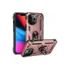 Mey İthalat®  iPhone 13 Pro Kılıf Sofya Yüzüklü Silikon Kapak - Rose