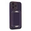 Mey İthalat®  iPhone 13 Pro Max Kılıf Coco Elit Kapak - Derin Mor