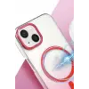 Mey İthalat®   iPhone 14 Glossy Magsafe Kapak - Mor