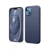 Mey İthalat®   iPhone 14 Kılıf First Silikon - Lacivert