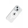 Mey İthalat®   iPhone 14 PC Blank Magsafe Kapak - Şeffaf