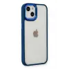 Mey İthalat®   iPhone 14 Plus Kılıf Dora Kapak - Mavi