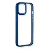 Mey İthalat®   iPhone 14 Plus Kılıf Dora Kapak - Mavi