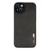 Mey İthalat®   iPhone 14 Plus Kılıf Loop Deri Silikon - Siyah