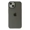Mey İthalat®   iPhone 14 Plus Kılıf Pc Sert Şeffaf Kapak - Siyah