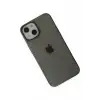 Mey İthalat®   iPhone 14 Plus Kılıf Pc Sert Şeffaf Kapak - Siyah
