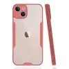 Mey İthalat®   iPhone 14 Plus Kılıf Platin Silikon - Pembe