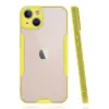 Mey İthalat®   iPhone 14 Plus Kılıf Platin Silikon - Sarı