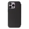 Mey İthalat®   iPhone 14 Pro Kılıf Dolpin Kapaklı - Siyah