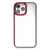Mey İthalat®   iPhone 14 Pro Kılıf Dora Kapak - Kırmızı
