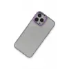 Mey İthalat®   iPhone 14 Pro Kılıf Dora Kapak - Lila