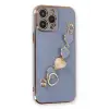 Mey İthalat®   iPhone 14 Pro Kılıf Esila Silikon - Gri
