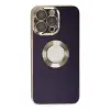 Mey İthalat®   iPhone 14 Pro Kılıf Store Silikon - Derin Mor