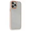 Mey İthalat®   iPhone 14 Pro Max Kılıf Dora Kapak - Pudra