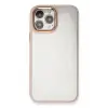 Mey İthalat®   iPhone 14 Pro Max Kılıf Dora Kapak - Pudra