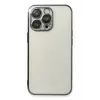 Mey İthalat®   iPhone 14 Pro Max Kılıf  Lensli Silikon - Siyah