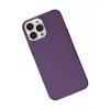 Mey İthalat®   iPhone 14 Pro Max Kılıf Pc Sert Şeffaf Kapak - Mor
