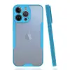 Mey İthalat®   iPhone 14 Pro Max Kılıf Platin Silikon - Mavi