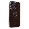 Mey İthalat®   iPhone 14 Pro Max Kılıf Snake Kapak - Bordo