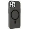 Mey İthalat®   iPhone 14 Pro Max Tuna PC Slim Magsafe Kapak - Siyah