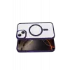 Mey İthalat®   iPhone 14 Terea Magsafe Kapak - Derin Mor
