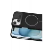 Mey İthalat®   iPhone 15 Export Magsafe Kapak - Siyah
