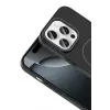 Mey İthalat®   iPhone 15 Plus Broş Magsafe Kapak - Siyah