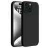Mey İthalat®   iPhone 15 Plus Kılıf First Silikon - Siyah