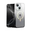 Mey İthalat®   iPhone 15 Plus Pummel Shiny Magsafe Kapak - Siyah