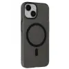 Mey İthalat®   iPhone 15 Plus Tuna PC Slim Magsafe Kapak - Siyah