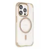 Mey İthalat®   iPhone 15 Pro Hilton Magsafe Kapak - Gold