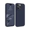 Mey İthalat®   iPhone 15 Pro Kılıf First Silikon - Lacivert