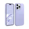 Mey İthalat®   iPhone 15 Pro Kılıf First Silikon - Lila