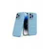 Mey İthalat®   iPhone 15 Pro Kılıf Optimum Silikon - Sky Blue