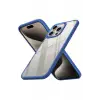 Mey İthalat®   iPhone 15 Pro Kılıf Power Silikon - Mavi