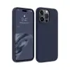 Mey İthalat®   iPhone 15 Pro Max Kılıf First Silikon - Lacivert