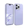 Mey İthalat®   iPhone 15 Pro Max Kılıf First Silikon - Lila