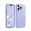 Mey İthalat®   iPhone 15 Pro Max Kılıf First Silikon - Lila