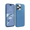 Mey İthalat®   iPhone 15 Pro Max Kılıf First Silikon - Mavi
