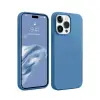 Mey İthalat®   iPhone 15 Pro Max Kılıf First Silikon - Mavi