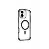 Mey İthalat®   iPhone 16 Hilton Magsafe Kapak - Siyah