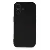 Mey İthalat®  iPhone 16 Kılıf First Silikon - Siyah