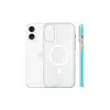 Mey İthalat®   iPhone 16 Line Magsafe Kapak - Mavi