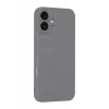 Mey İthalat®   iPhone 16 Plus Kılıf First Silikon - Gri
