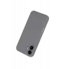 Mey İthalat®   iPhone 16 Plus Kılıf First Silikon - Gri
