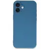 Mey İthalat®  iPhone 16 Plus Kılıf First Silikon - Mavi