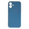 Mey İthalat®  iPhone 16 Plus Kılıf First Silikon - Mavi