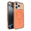 Mey İthalat®   iPhone 16 Pro Max Bruma Magsafe Kapak - Turuncu