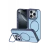 Mey İthalat®   iPhone 16 Pro Max Flexa Magsafe Kapak - Mavi