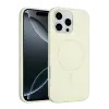 Mey İthalat®   iPhone 16 Pro Max Kılıf Jully Magsafe Kapak - Bej